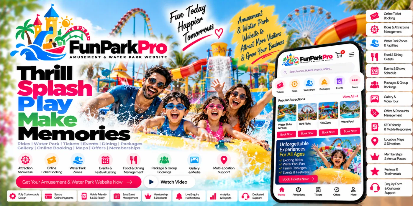 Amusement & Water Park Website