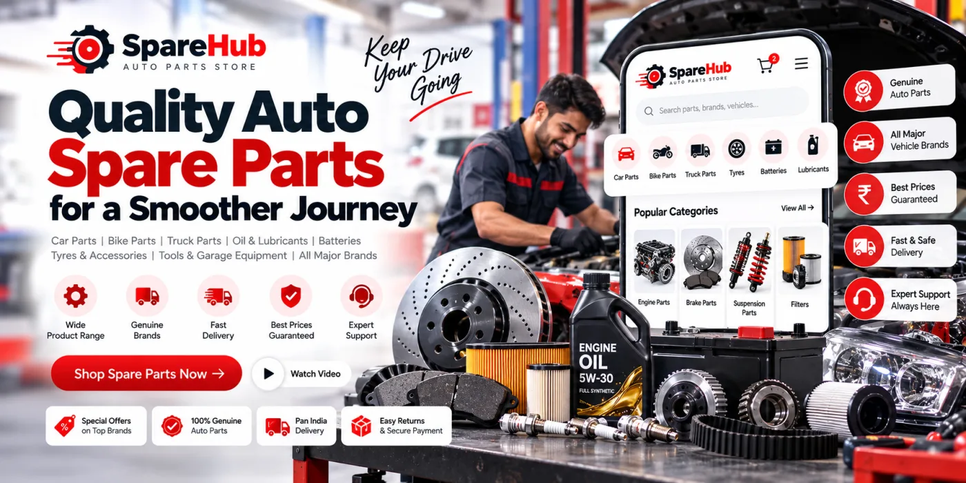 Auto Spare Parts Store Website