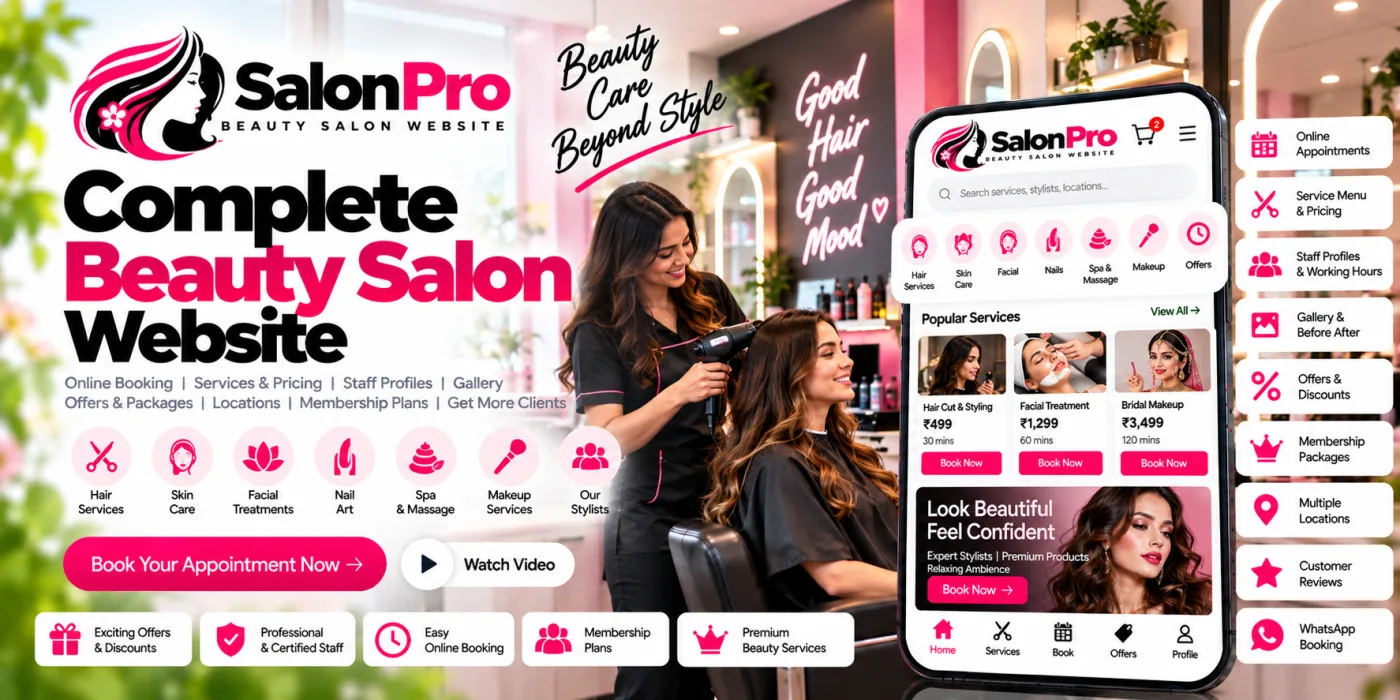 Beauty Salon Website
