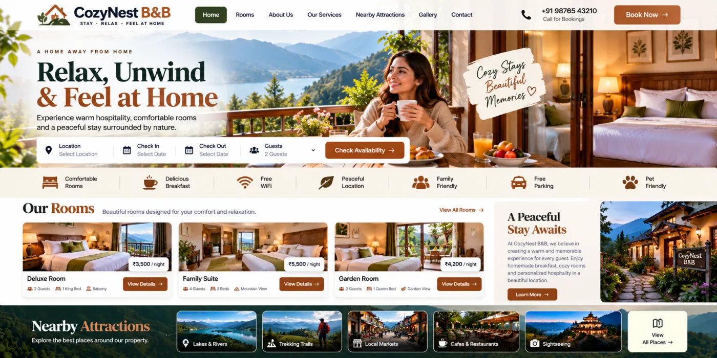 Bed & Breakfast Website