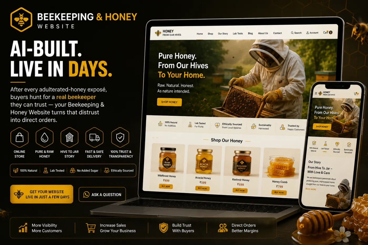 Beekeeping & Honey Website