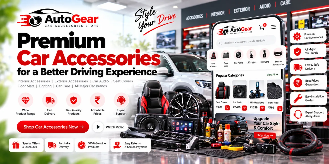 Car Accessories Store Website