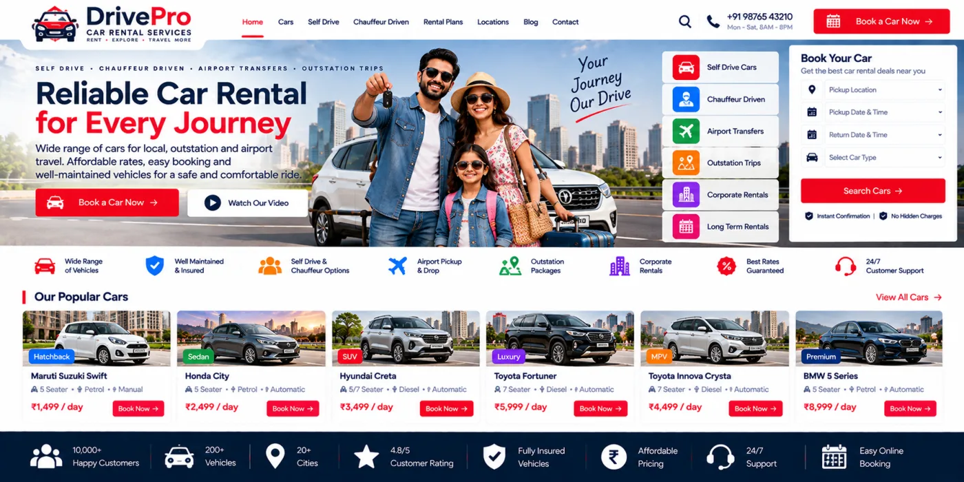Car Rental Website