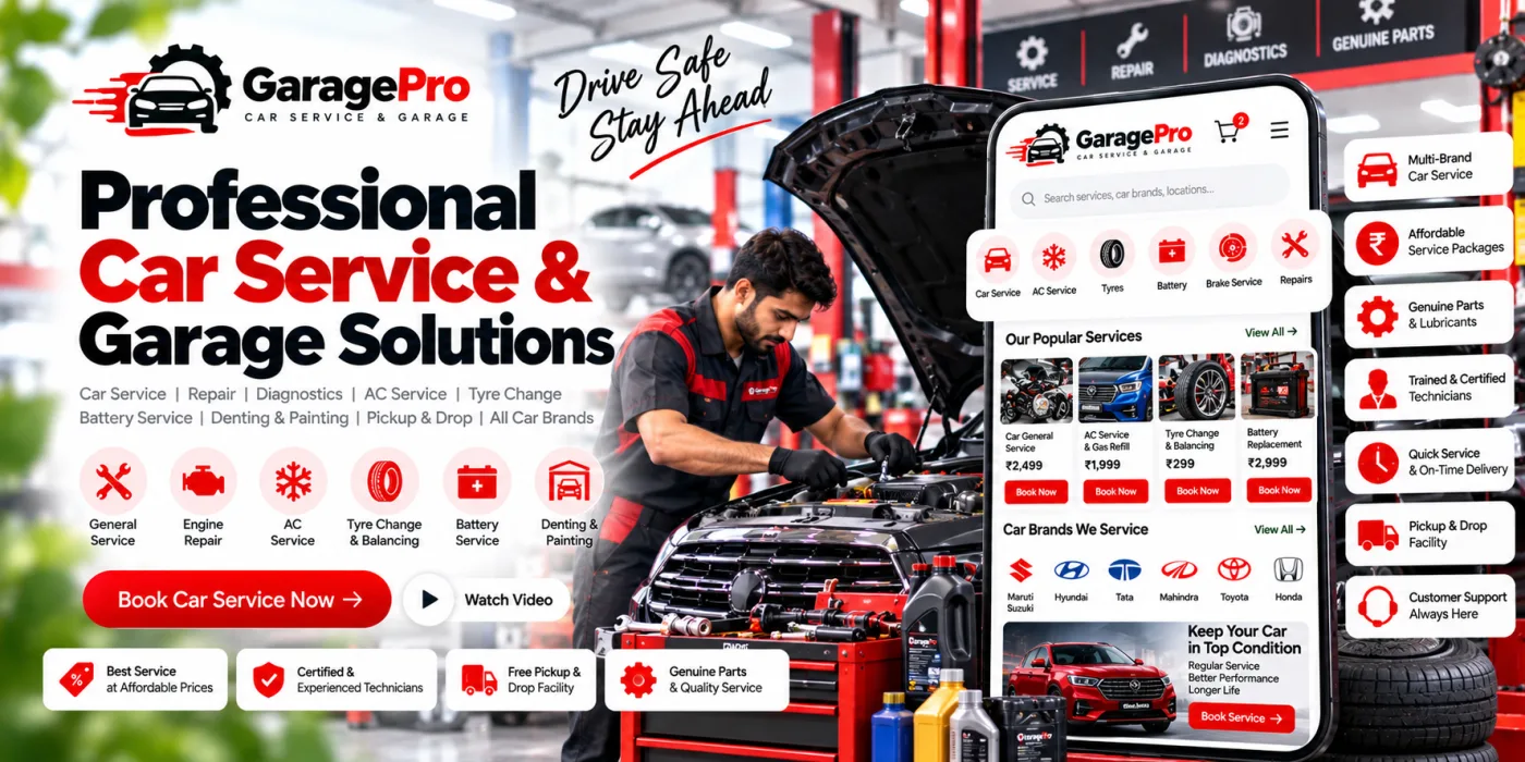 Car Service & Garage Website