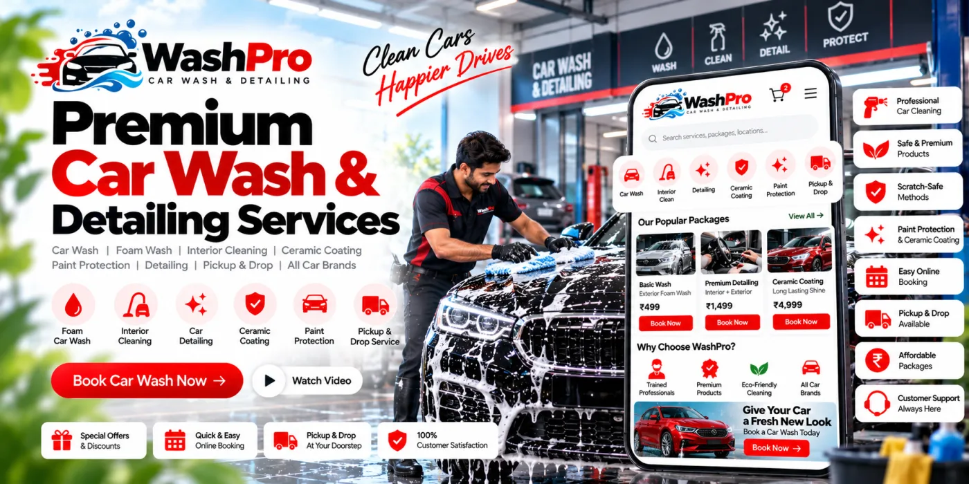 Car Wash & Detailing Website