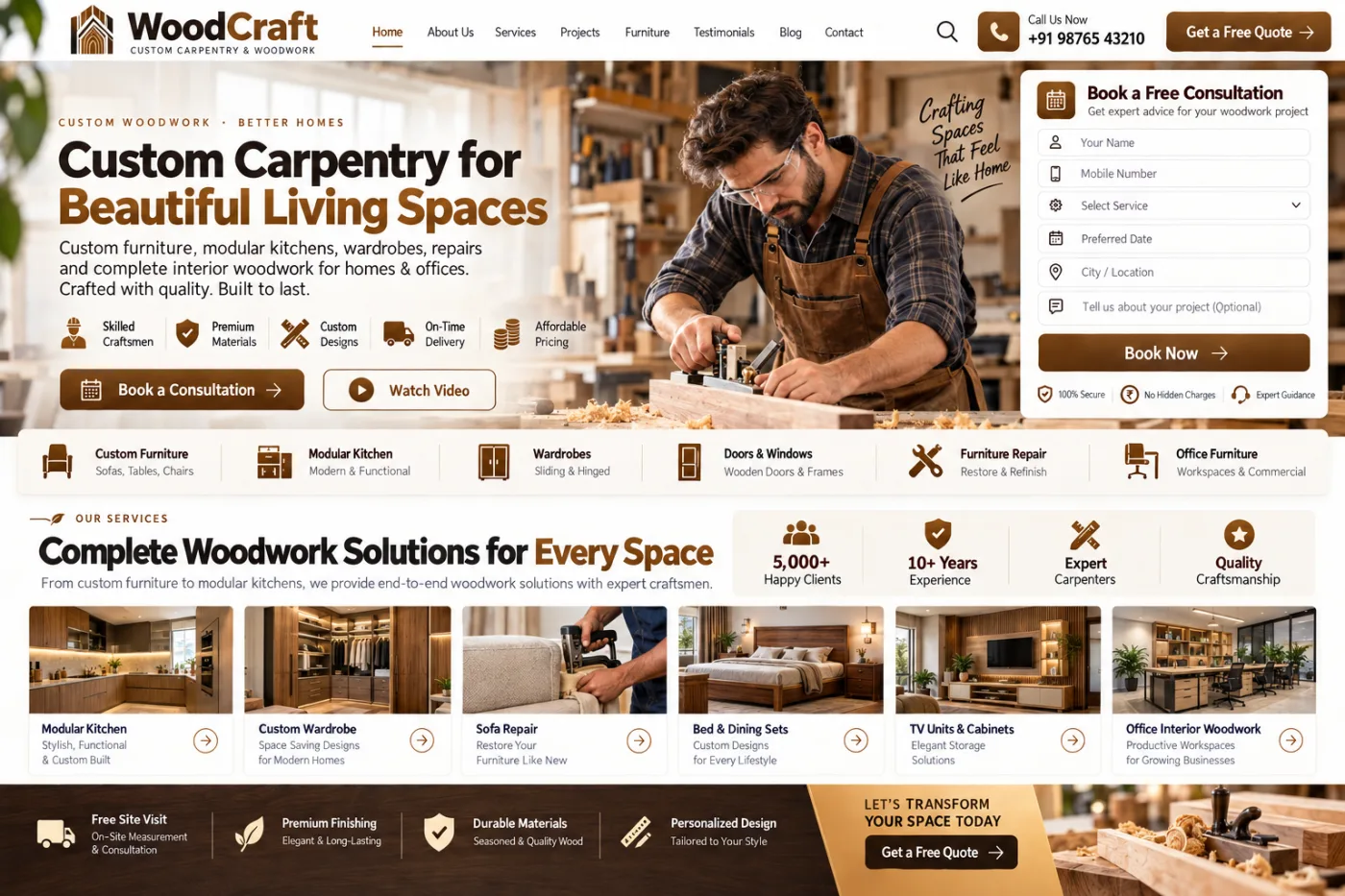 Carpenter Website