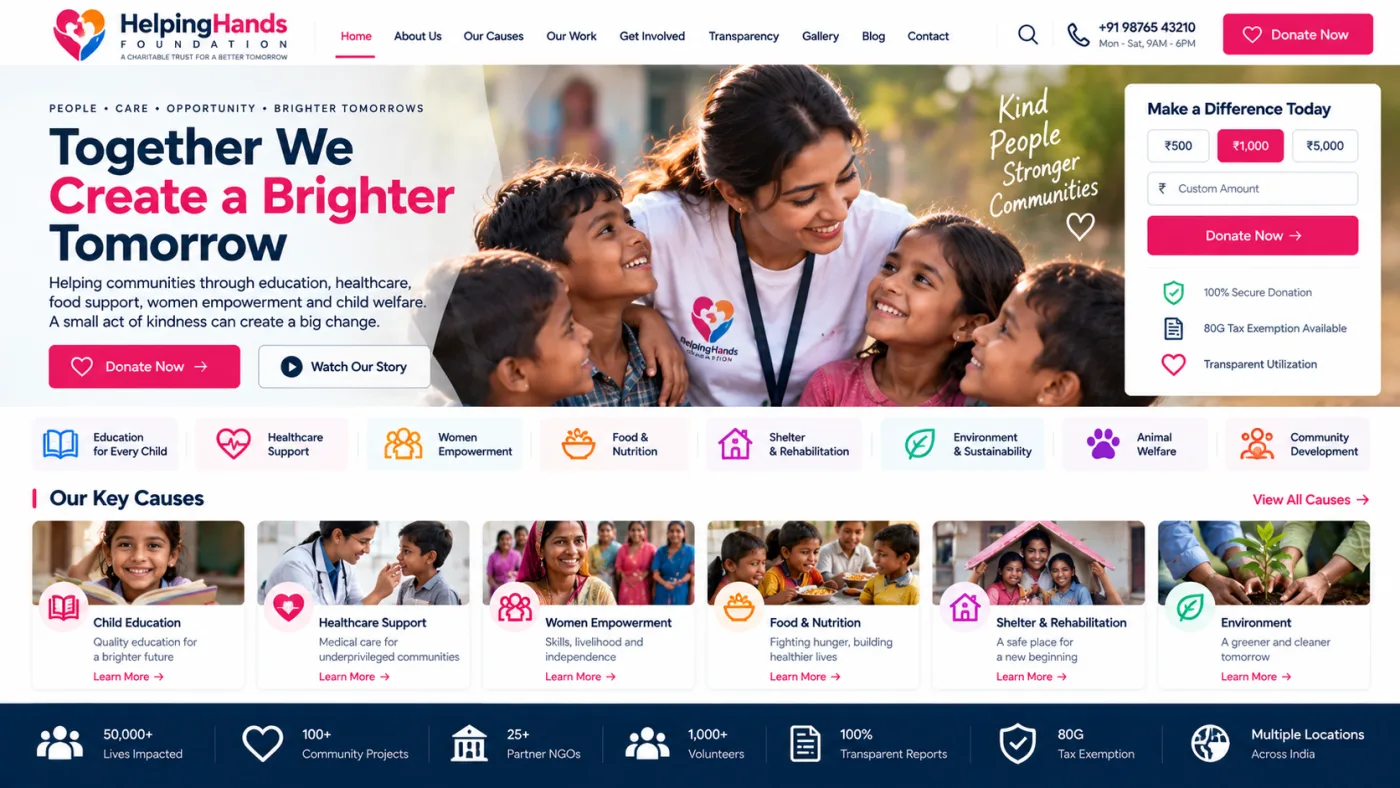 Charitable Foundation & Trust Website