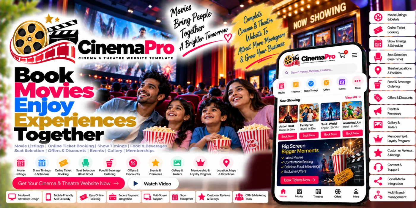 Cinema & Theatre Website