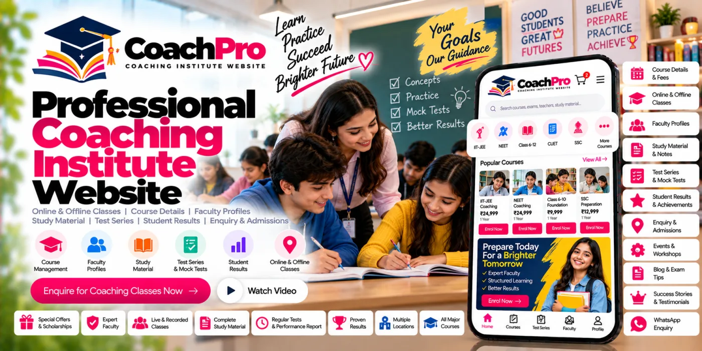 Coaching Institute Website