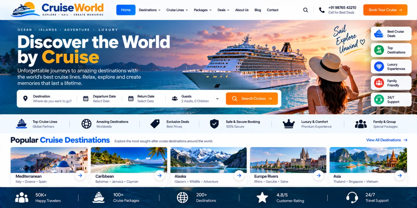 Cruise Booking Website