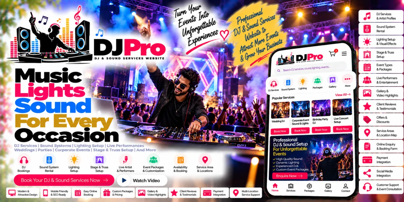 DJ & Sound Services Website