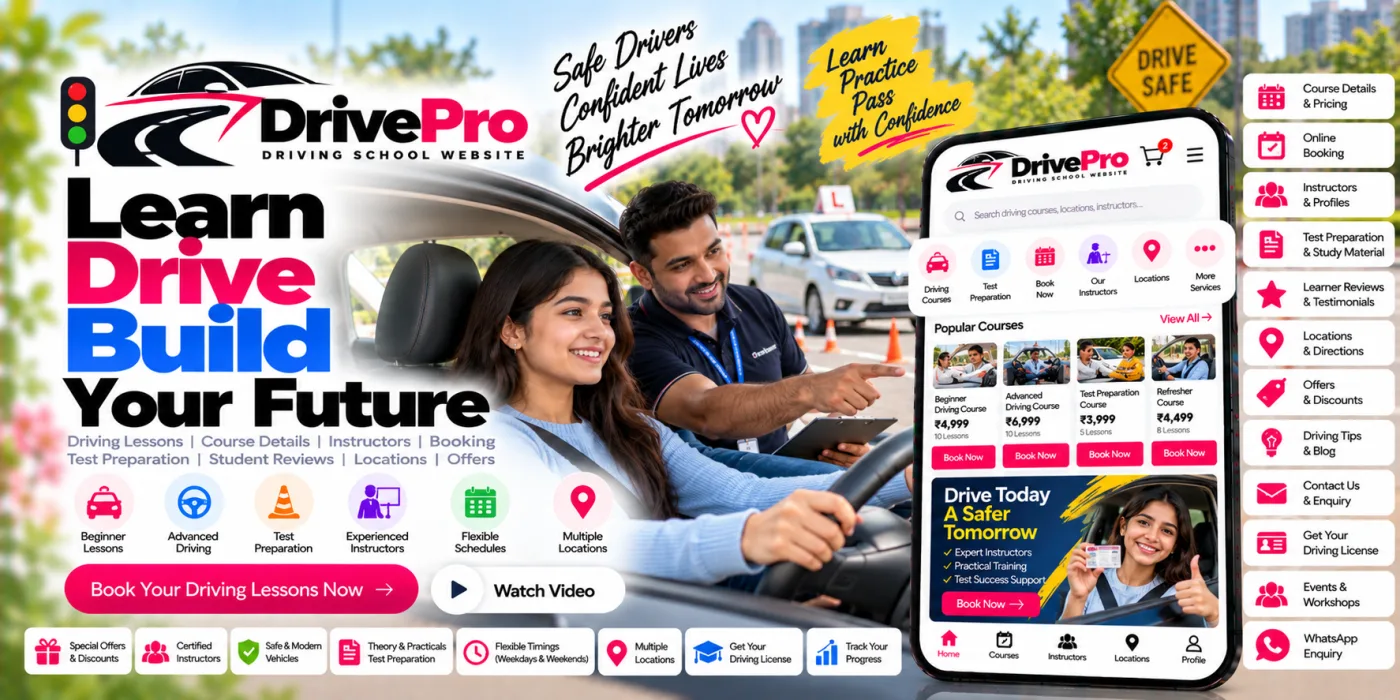 Driving School Website
