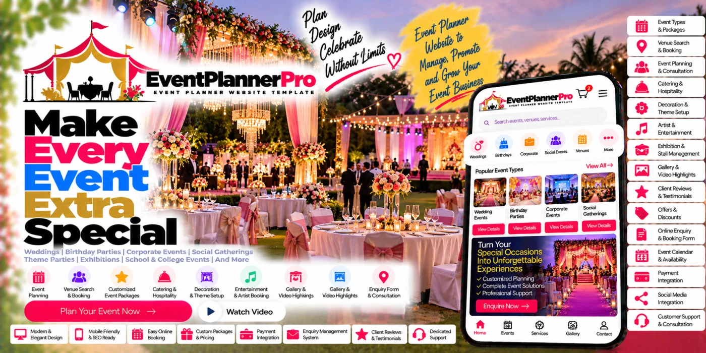 Event Planner Website
