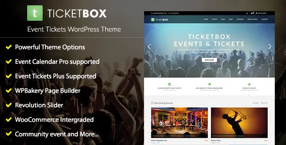 Event Ticketing Platform Website preview