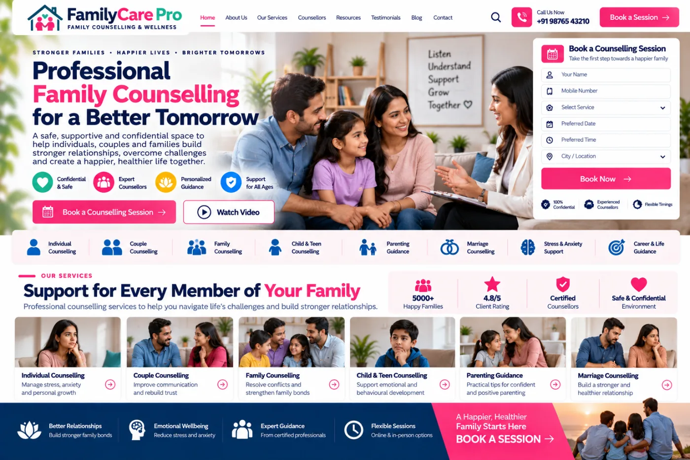 Family Counselling Website