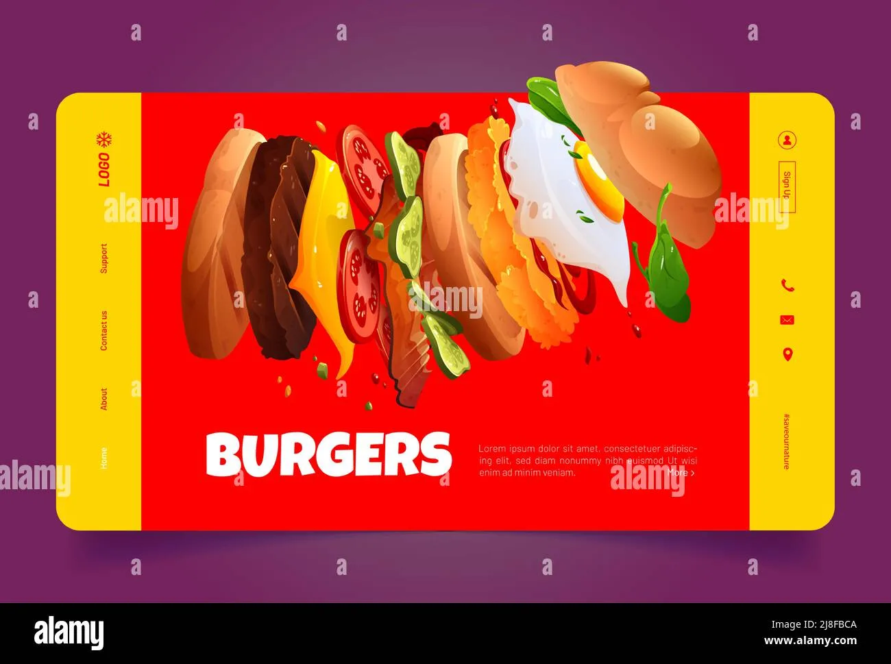 Fast Food Outlet Website