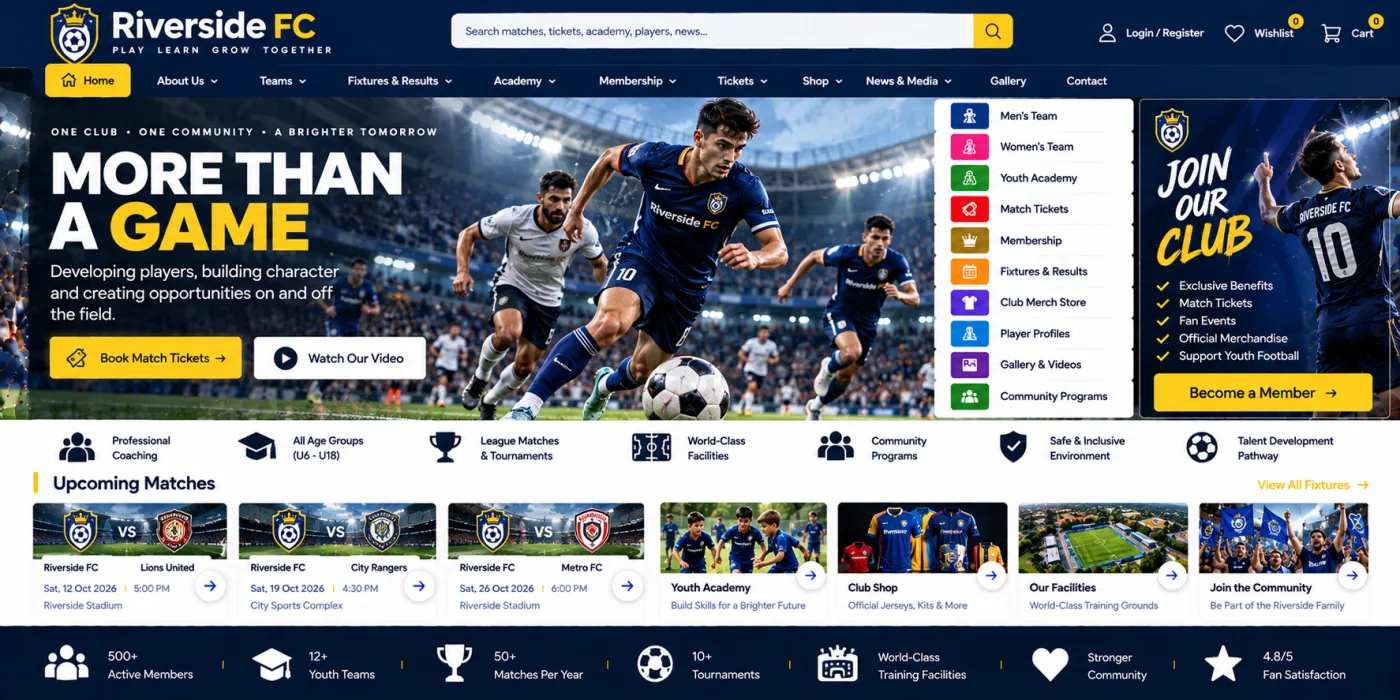 Football Club Website