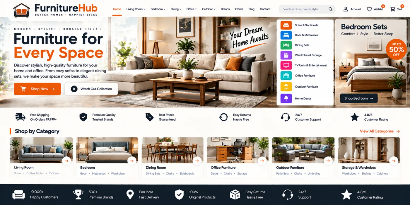 Furniture Store Website