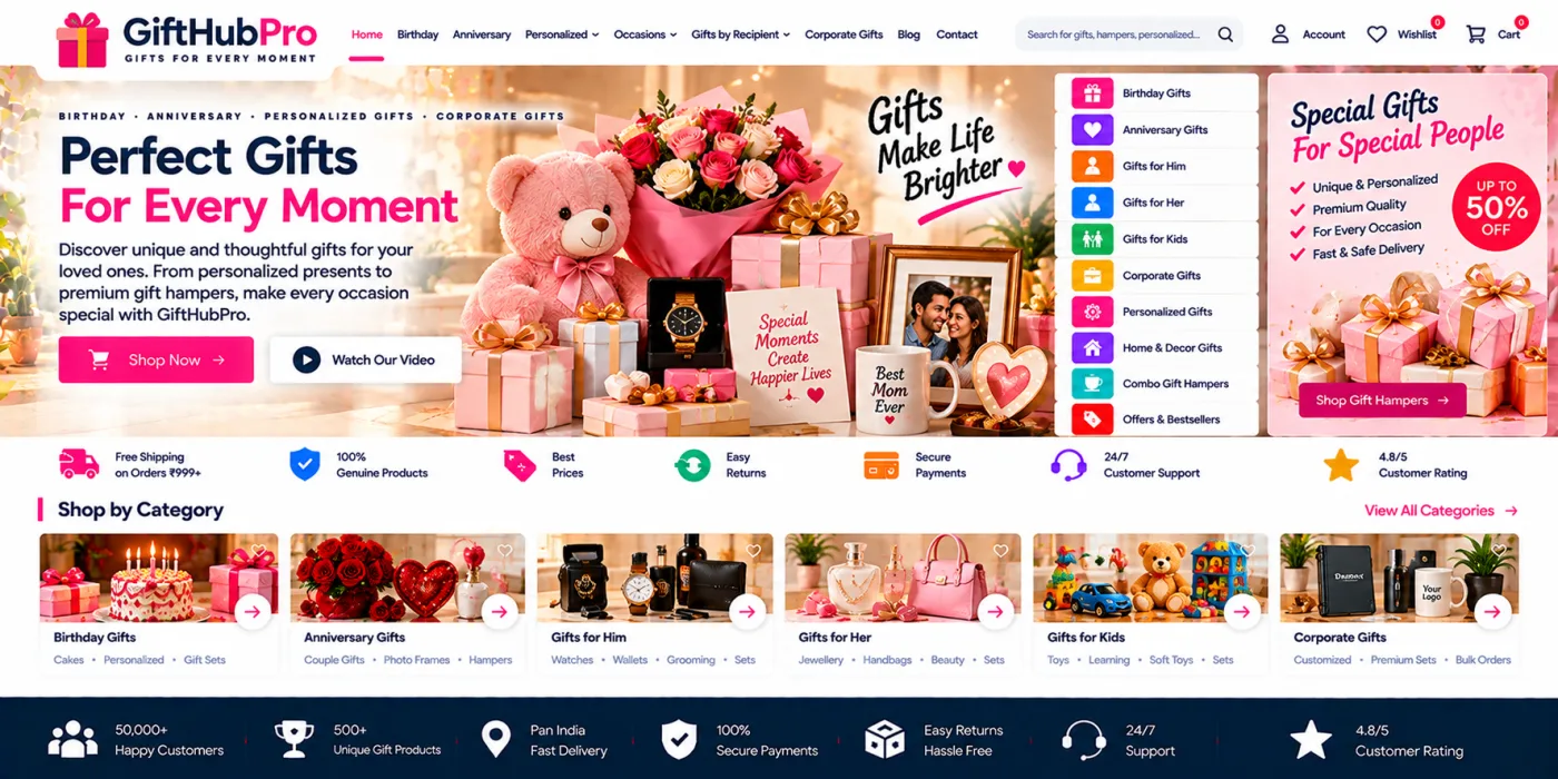 Gift Shop Website