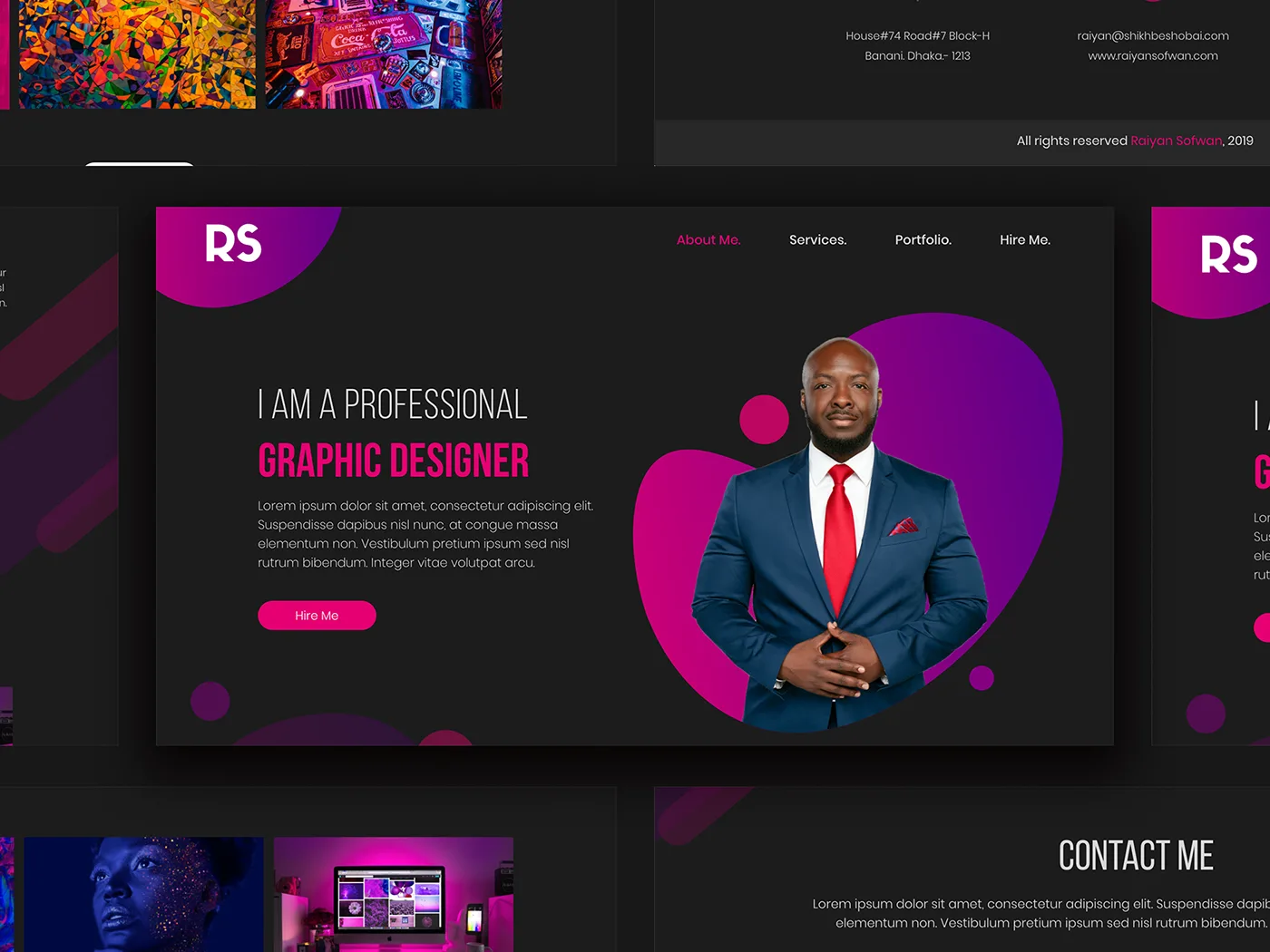 Graphic Designer Portfolio Website