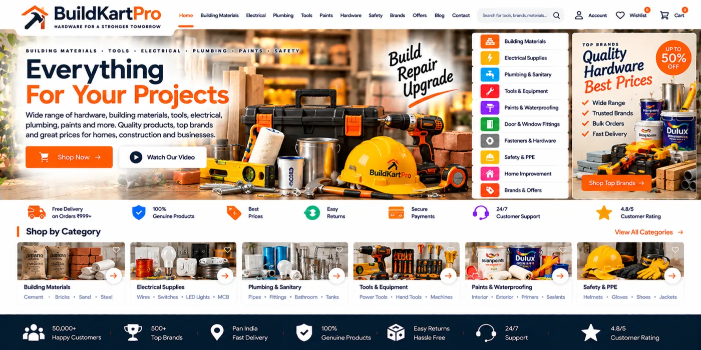 Hardware Store Website