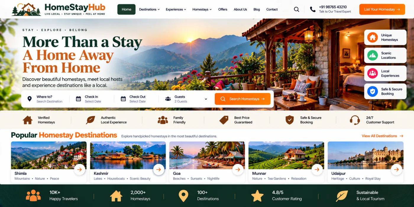 Homestay Website