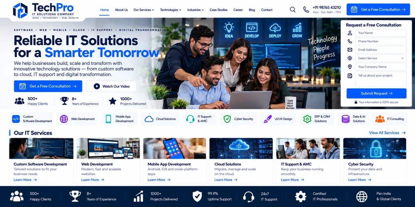 IT Services Company Website
