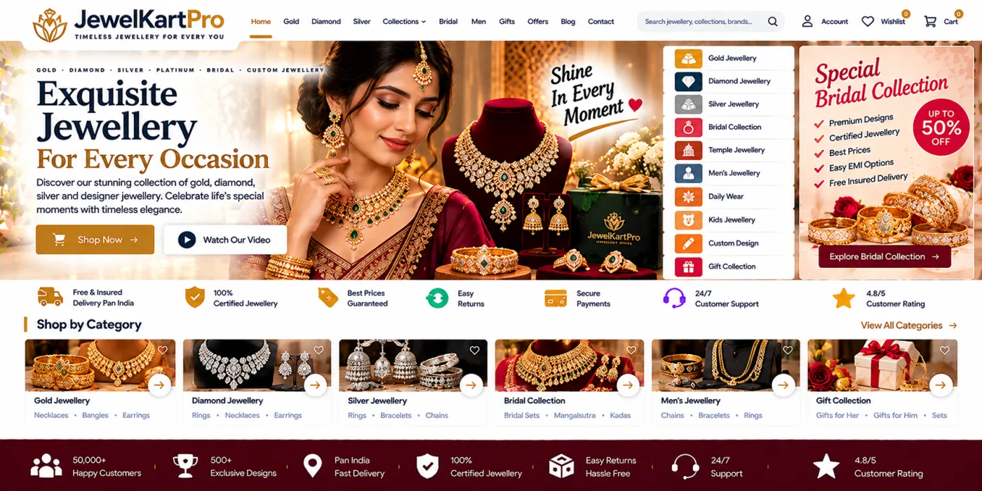 Jewellery Store Website