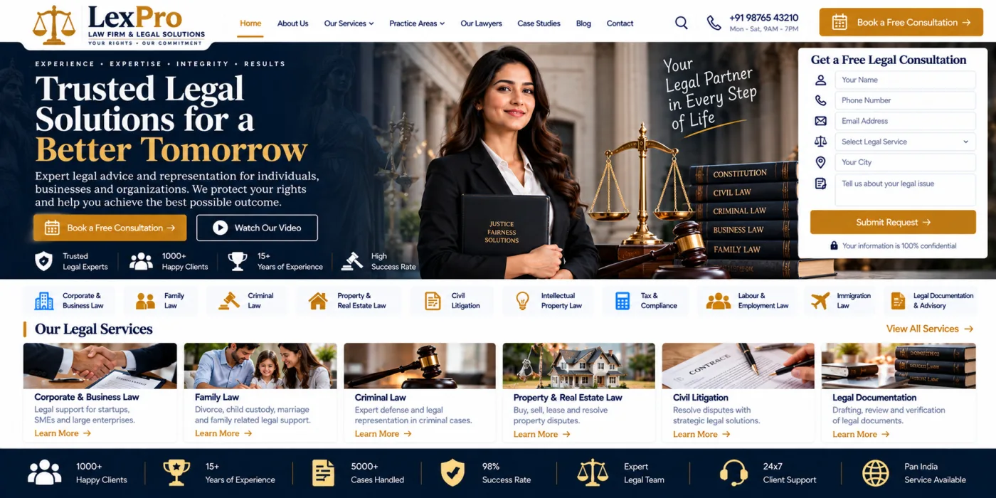 Law Firm Website preview