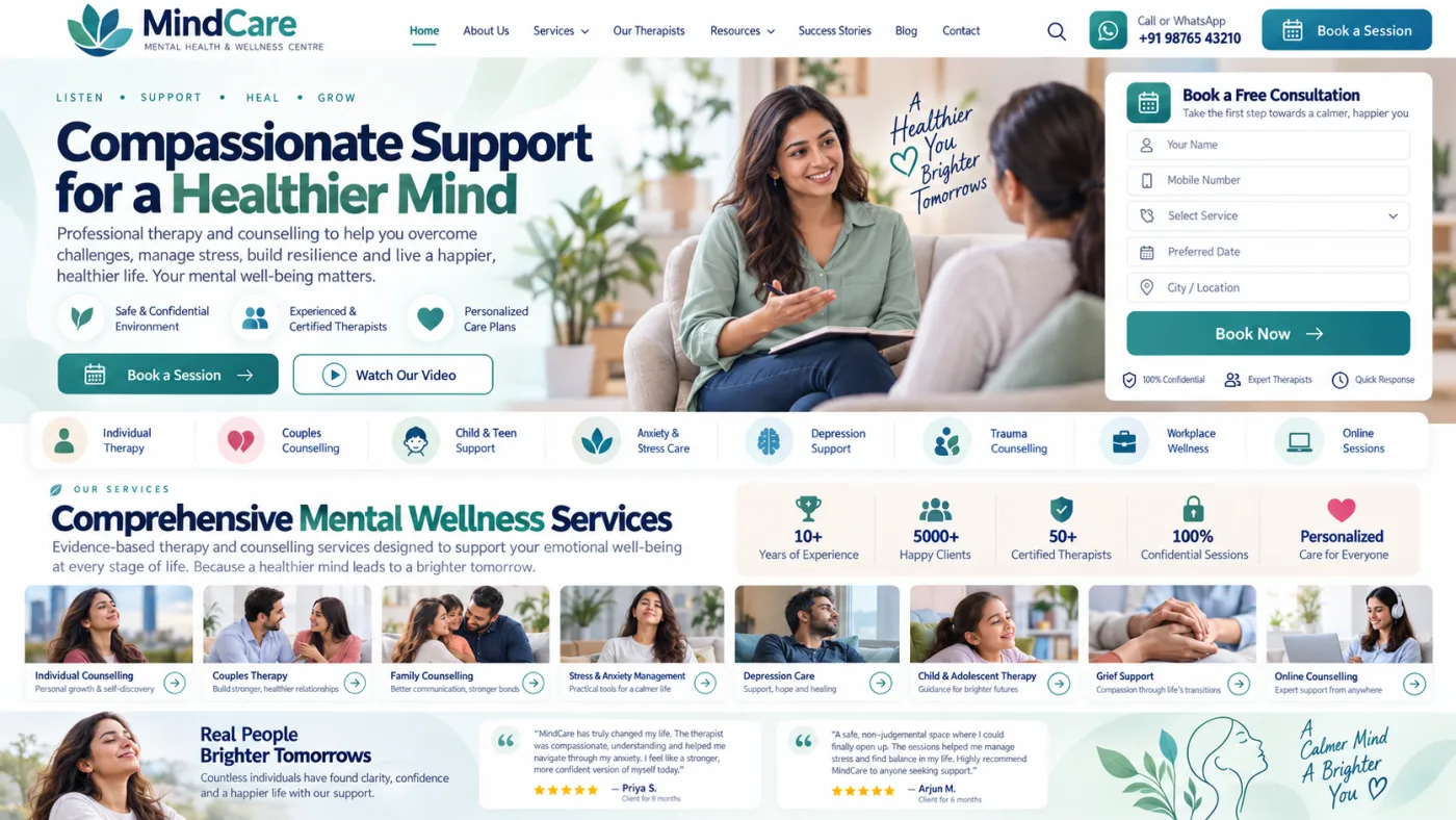 Mental Health Counselling Website