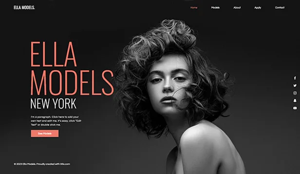 Model Portfolio Website
