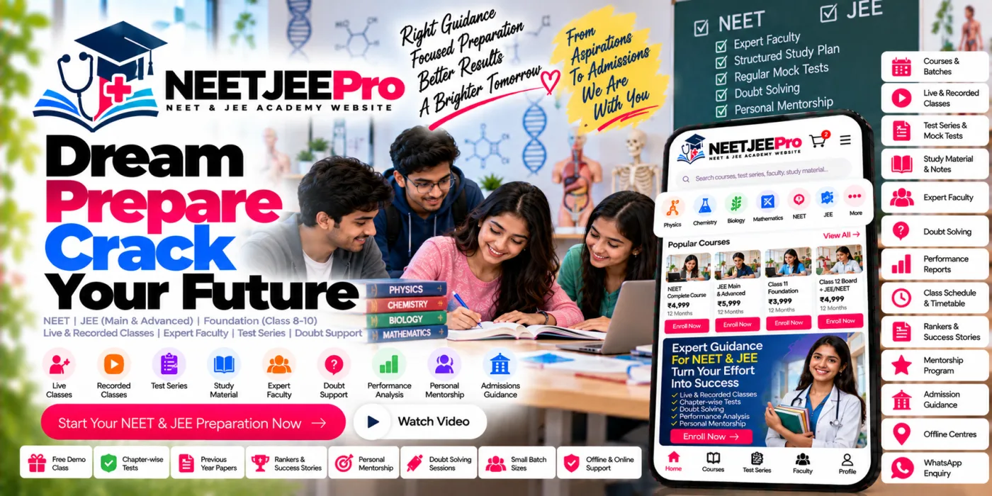 NEET & JEE Academy Website