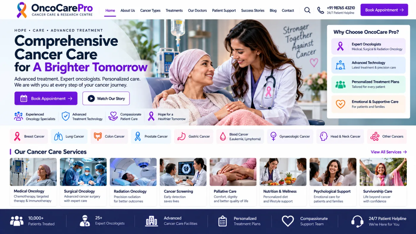 Oncology Centre Website