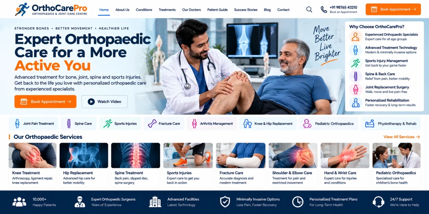 Orthopaedic Specialist Website