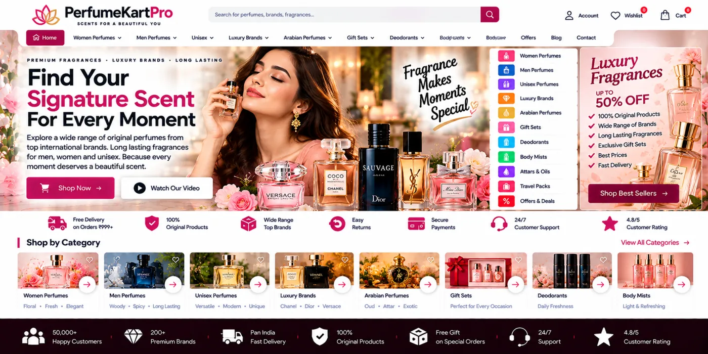 Perfume Store Website