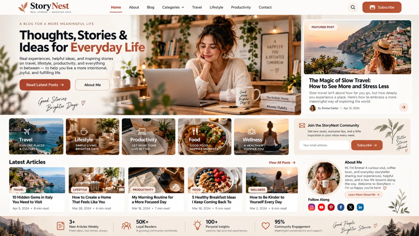 Personal Blog Website