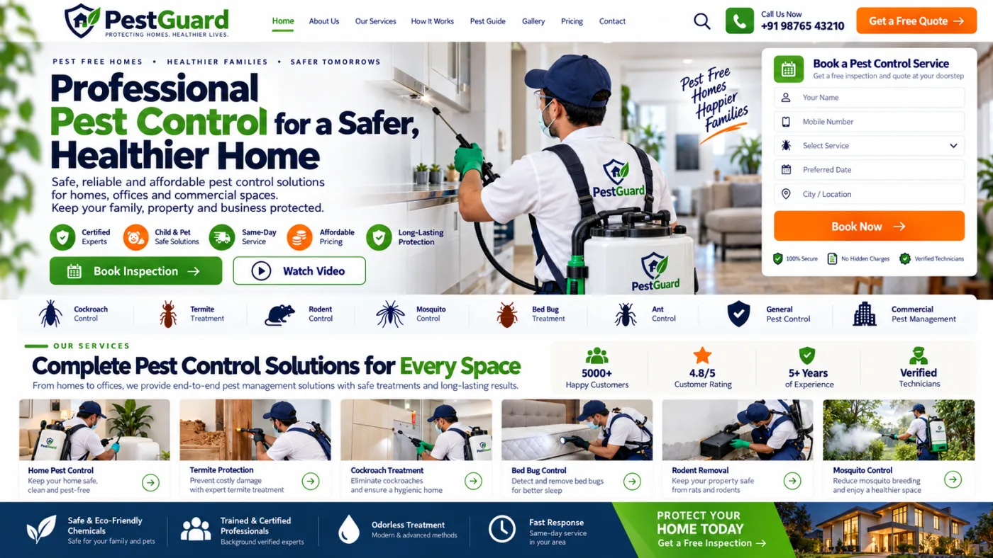 Pest Control Website