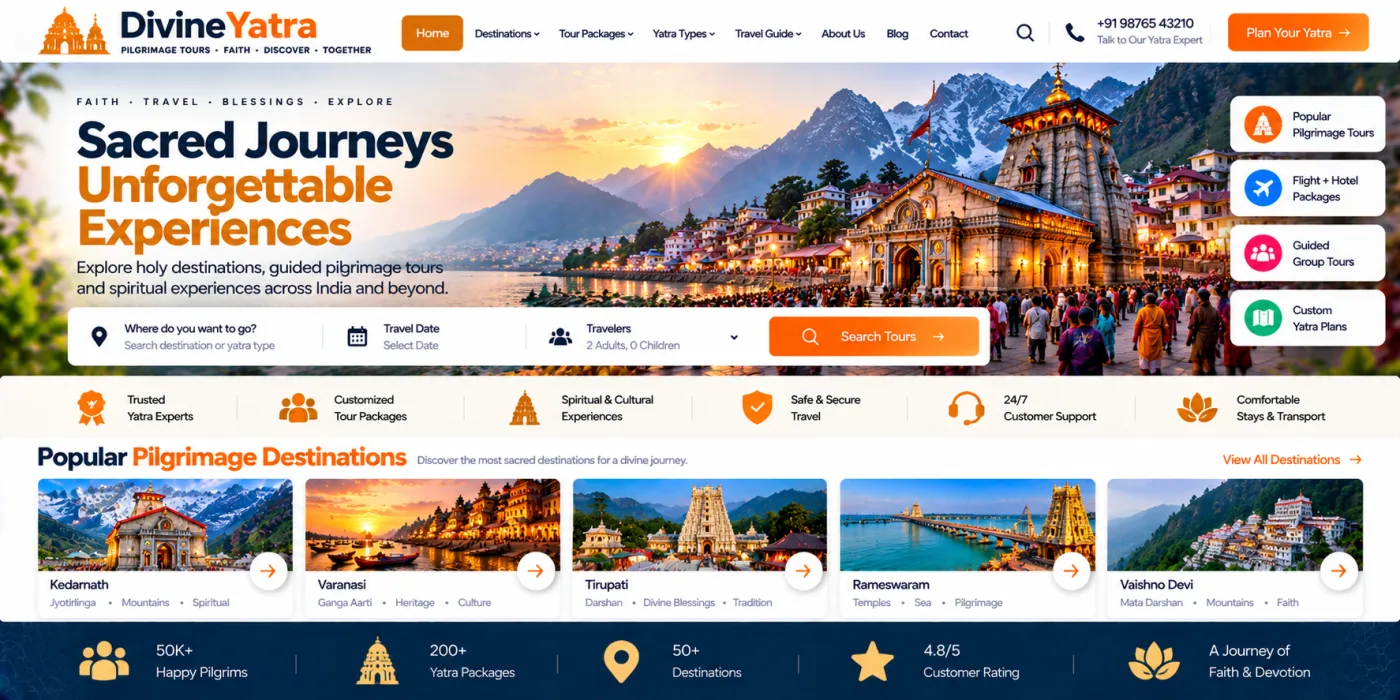 Pilgrimage Tours Website