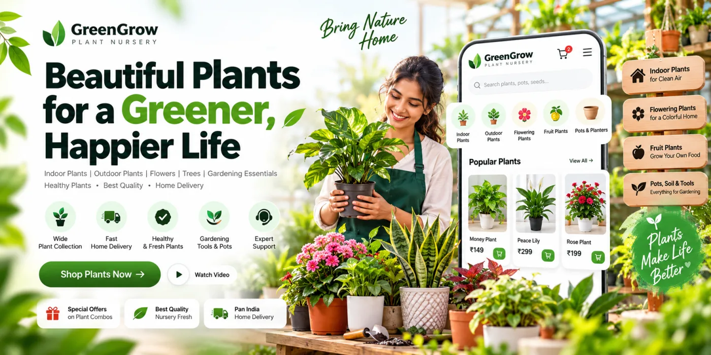 Plant Nursery Website preview