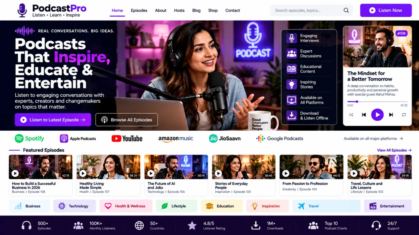 Podcast Website
