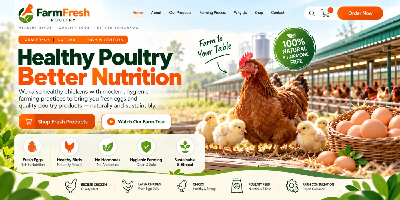 Poultry Farm Website