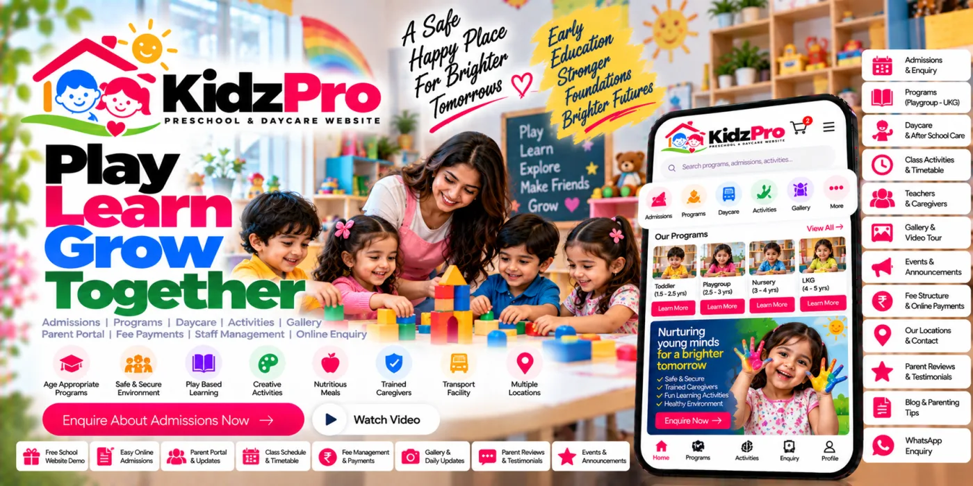 Preschool & Daycare Website