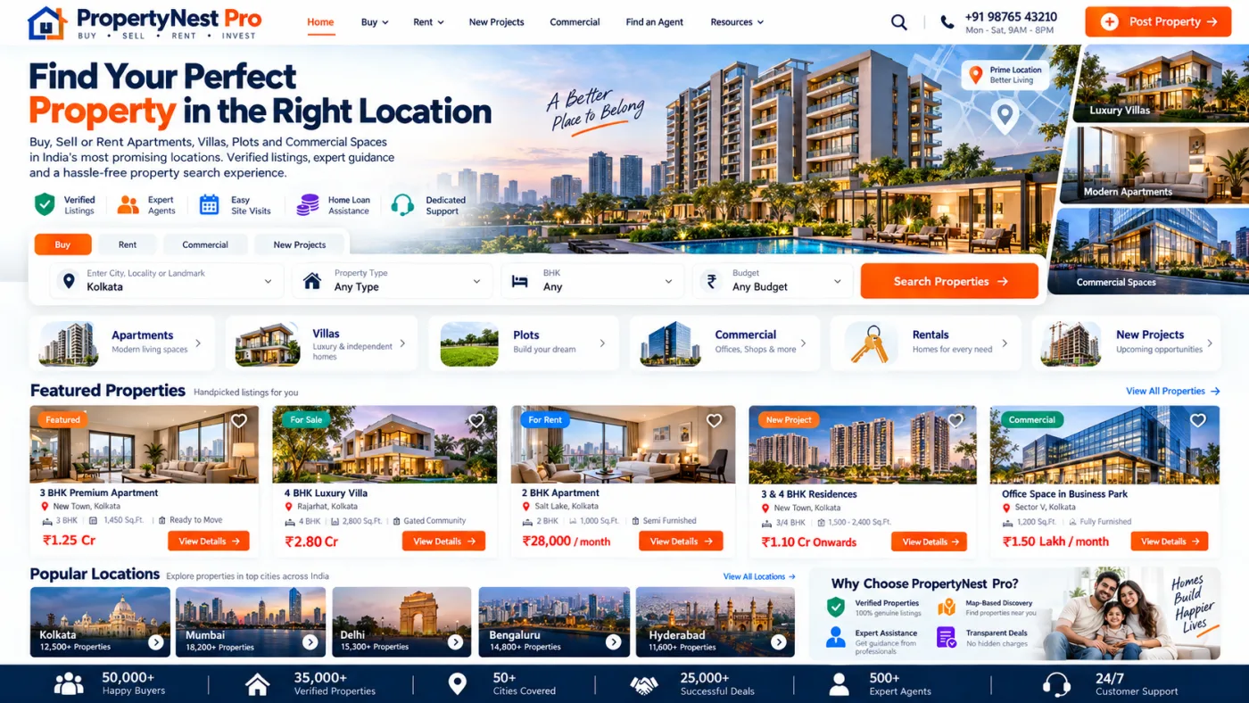 Property Listing Portal Website