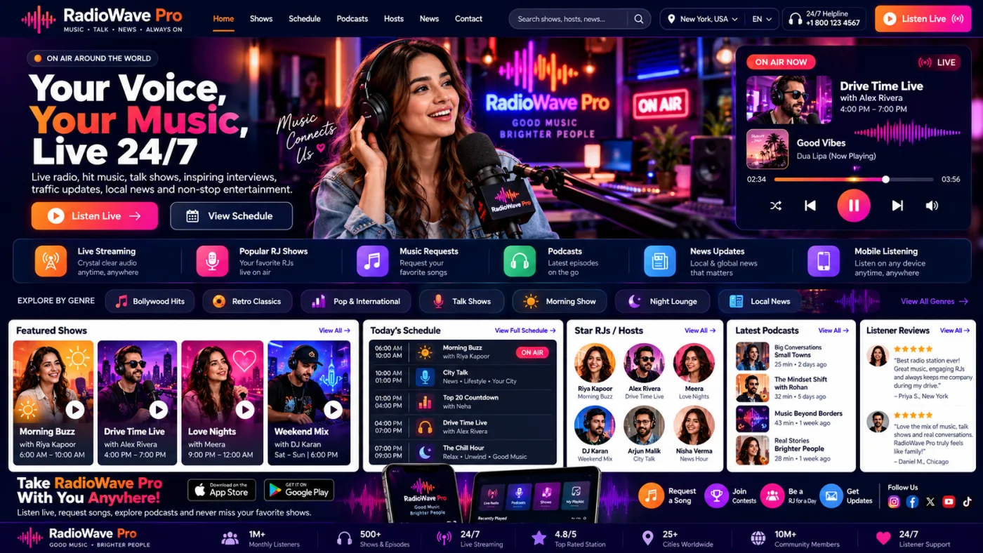 Radio Station Website