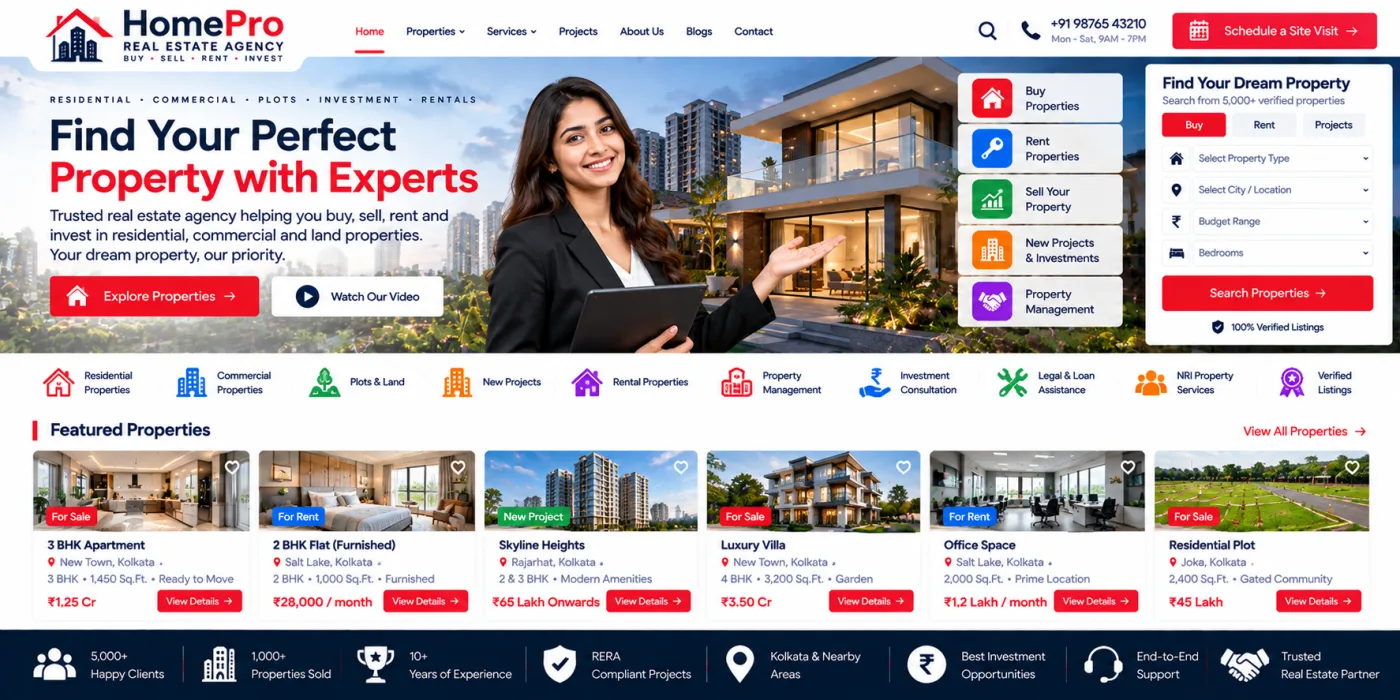 Real Estate Agency Website