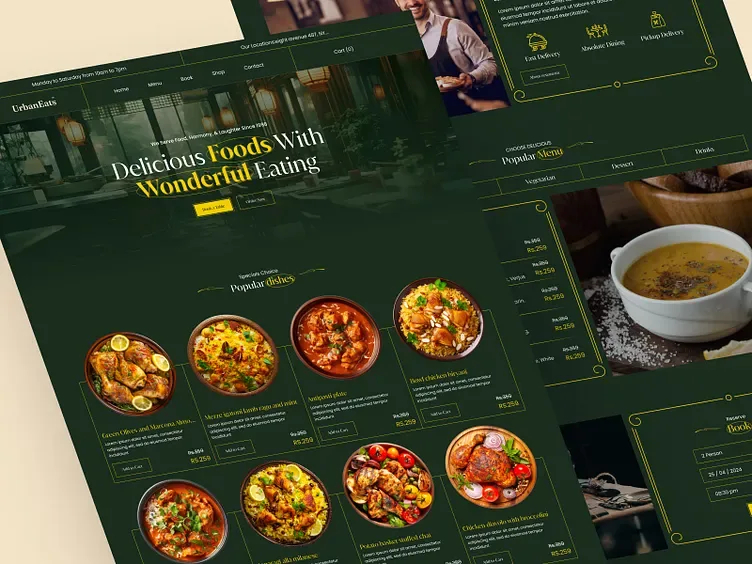 Restaurant & Dining Website