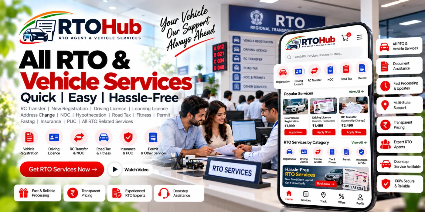 RTO Agent & Vehicle Services Website