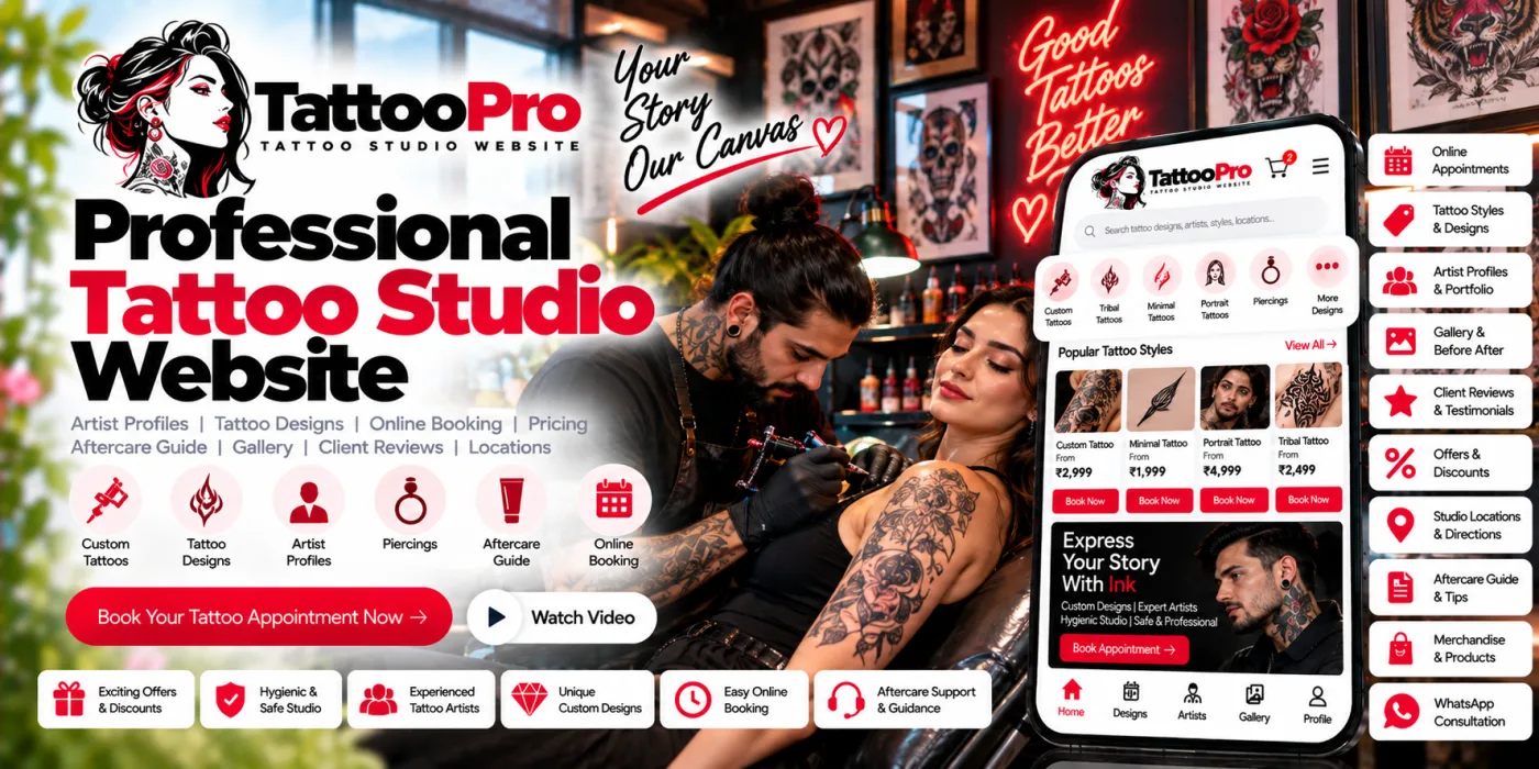 Tattoo Studio Website