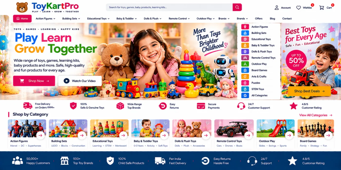 Toy Store Website