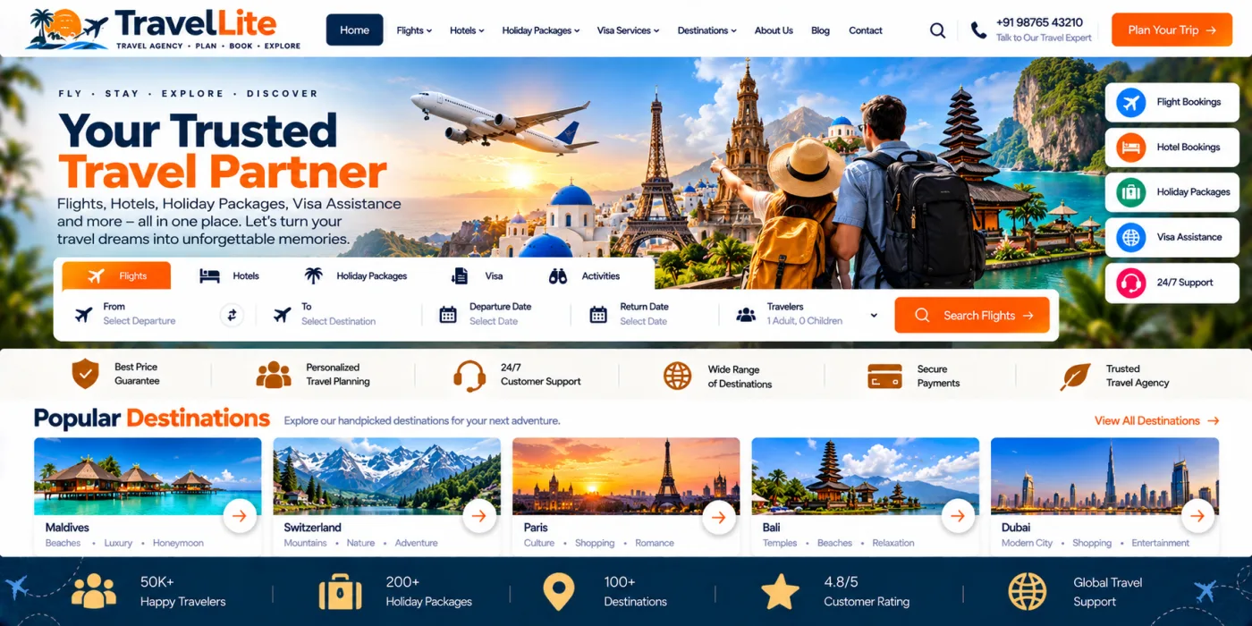Travel Agency Website
